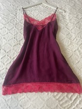 Agent Provocateur Silk Babydoll Slip Dress Purple Pink Size AP 3
