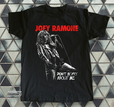 Joey Ramone Legendary American Punk Rock Singer Black Unisex T-shirt Size S-5XL