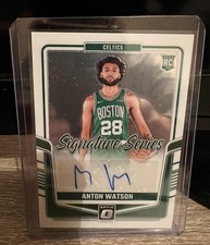2024-25 Panini Donruss Optic Signature Series Anton Watson Autograph SS-WAT