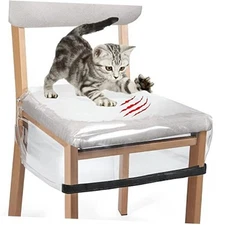 Plastic Chair Covers, Plastic Seat Covers for Dining Room Chairs, Stain, 2 Pack