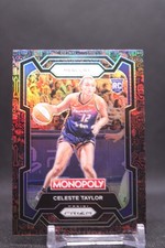 Celeste Taylor #66 2024 Panini Prizm Monopoly WNBA Classic Icons Red RC