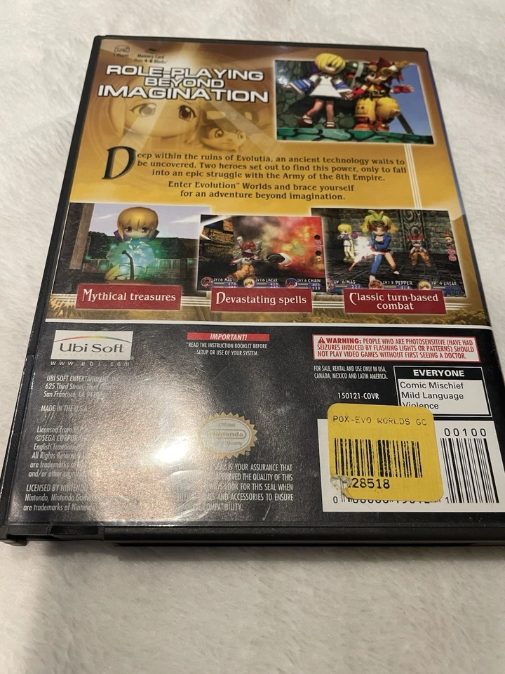 Evolution Worlds Nintendo GameCube - CIB Complete Tested! - Image 4 of 4