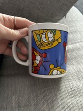 VINTAGE 1993 ZICK AND ZAG TOTAL CRAZY MUG KERAMIKTASSE
