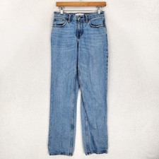 Abercrombie Fitch Jeans Womens 2 26 The Straight Mid Rise Curve Love Stretch