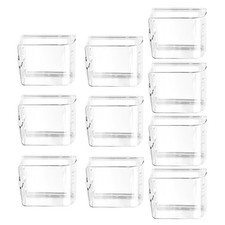 10 Pcs Protective Cover for Sockets Clear Electrical Outlet Case
