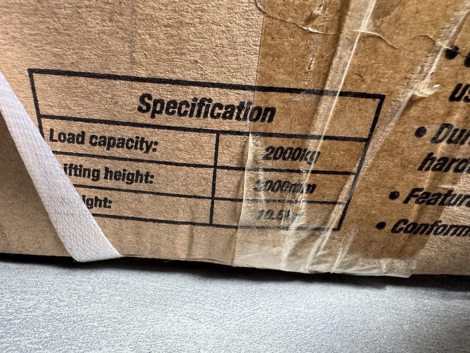 Silverline Chain Block 2000kg / 3m Lift Height Brand New In Box 5
