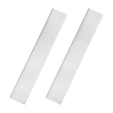 SHONAN 6 Inches Pure Nickel Sheets, 2 Pack Plates, 6"x1"x0.04", Silver