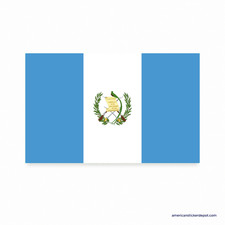 Guatemala Flag Sticker Decal Car Bumper Truck Motorcycle Vinyl 5x3 USA Made