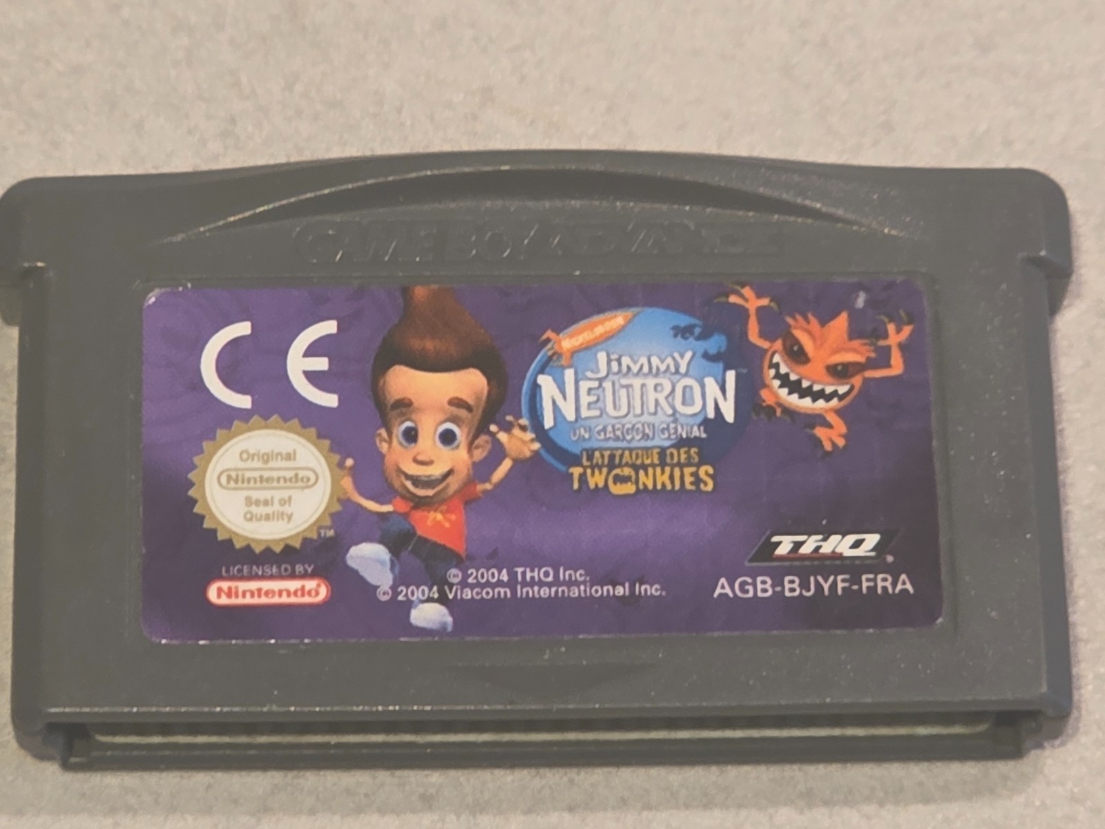 JIMMY NEUTRON L'ATTAQUE DES TWONKIES NINTENDO GAMEBOY GAME BOY ADVANCE GBA