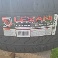 Qty 4 29540zr20 Lexani Lx-twenty 108y Xl Black Wall Tires