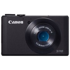 Canon PowerShot S110 Digital Camera Tested W/SD Card Charger Good Condition