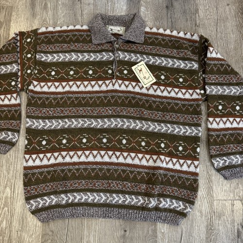 Suéter Maglierie Confezioni Vintage Mezcla Lana Hecho en Italia Para Hombre Talla XL - Imagen 2 de 8