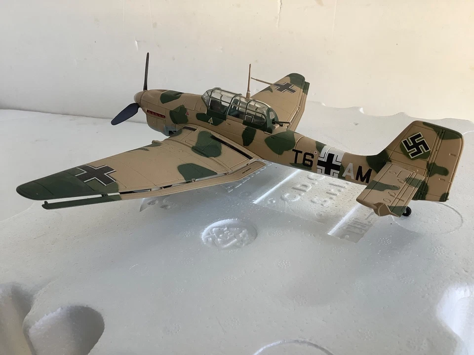 Franklin Mint Armour B11B267 1:48 Junkers Ju87 Stuka Luftwaffe Afrika MIB - Image 4 of 4