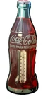 VINTAGE 1950's COCA COLA Working THERMOMETER, 16.5 “