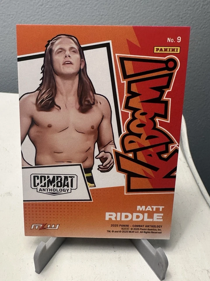 2025 Debut Panini Combat Anthology Matt Riddle KABOOM SSP Case Hit - Image 2 of 2