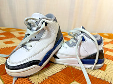 Nike Air Jordan 3 Retro TD Shoes White Navy Toddler Shoes - Sz. 7C - DM0968-140