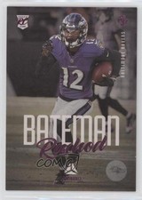 2021 Panini Chronicles Luminance Update Rookies Pink Rashod Bateman #215 uk2