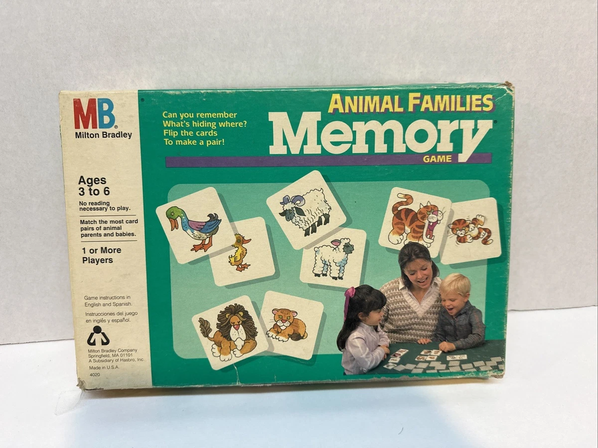 Memory Game 1980 Vintage Manufacture Board & Traditional Games for