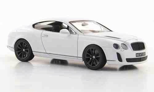 MINICHAMPS Bentley Continental スーパースポーツ MINICHAMPS Bentley Continental GT, White 1:43**Nice Car** | eBay