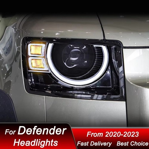 Fari FULL LED per Land Rover Defender 2020 2021 2022 2023 Start UP Animazione