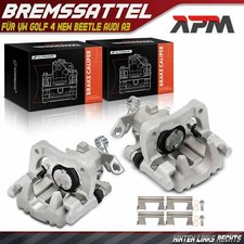 2x Bremssattel mit Halter Hinten Links Rechts für VW Golf 4 New Beetle Audi A3