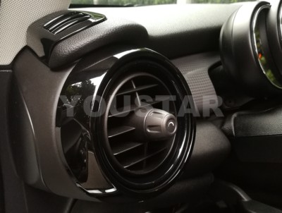 Rivestimento Del Cofano, Rivestimento Della Griglia Anteriore, Accessori Di Aggiornamento Esterni Dell'auto Per Mini Cooper R55 R56 R57 R58 R59 Lci 2011-2015 Griglia Mini Cooper R56 (Nero Lucido