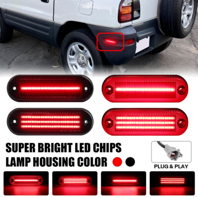 2 Stück LED Hinten Rot Seitenmarkierungsleuchten Für 1996-2000 Toyota Rav4