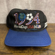 Vintage 1994 World Cup USA Soccer Snapback Hats Twins Enterprise Adult OSFA VTG