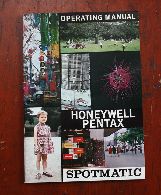 ASAHI PENTAX / HONEYWELL SPOTMATIC INSTRUCTION BOOK/211587 ASAHI PENTAX / HONEYWELL SPOTMATIC INSTRUCTION BOOK/211587