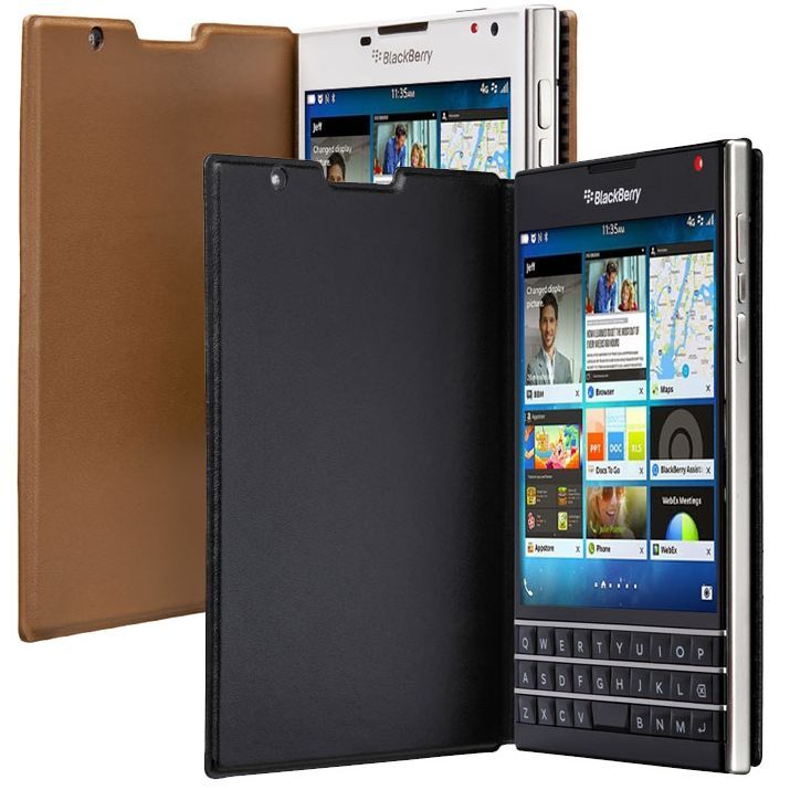 Genuine BlackBerry Passport Flip Leather Case original Genuine BlackBerry Passport Flip Leather Case original