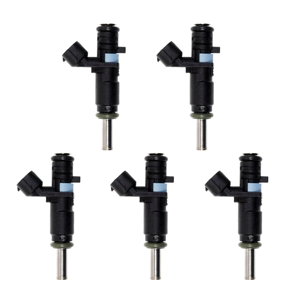 5X Inyectores de combustible 07K906031C para Volkswagen Golf SportWagen 2,5 L 2010 2011 2012 Foto 3 de 4