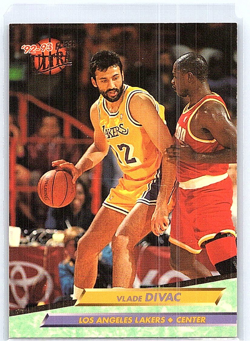 Vlade Divac 1992-93 Ultra #90 Basketball Card Los Angeles