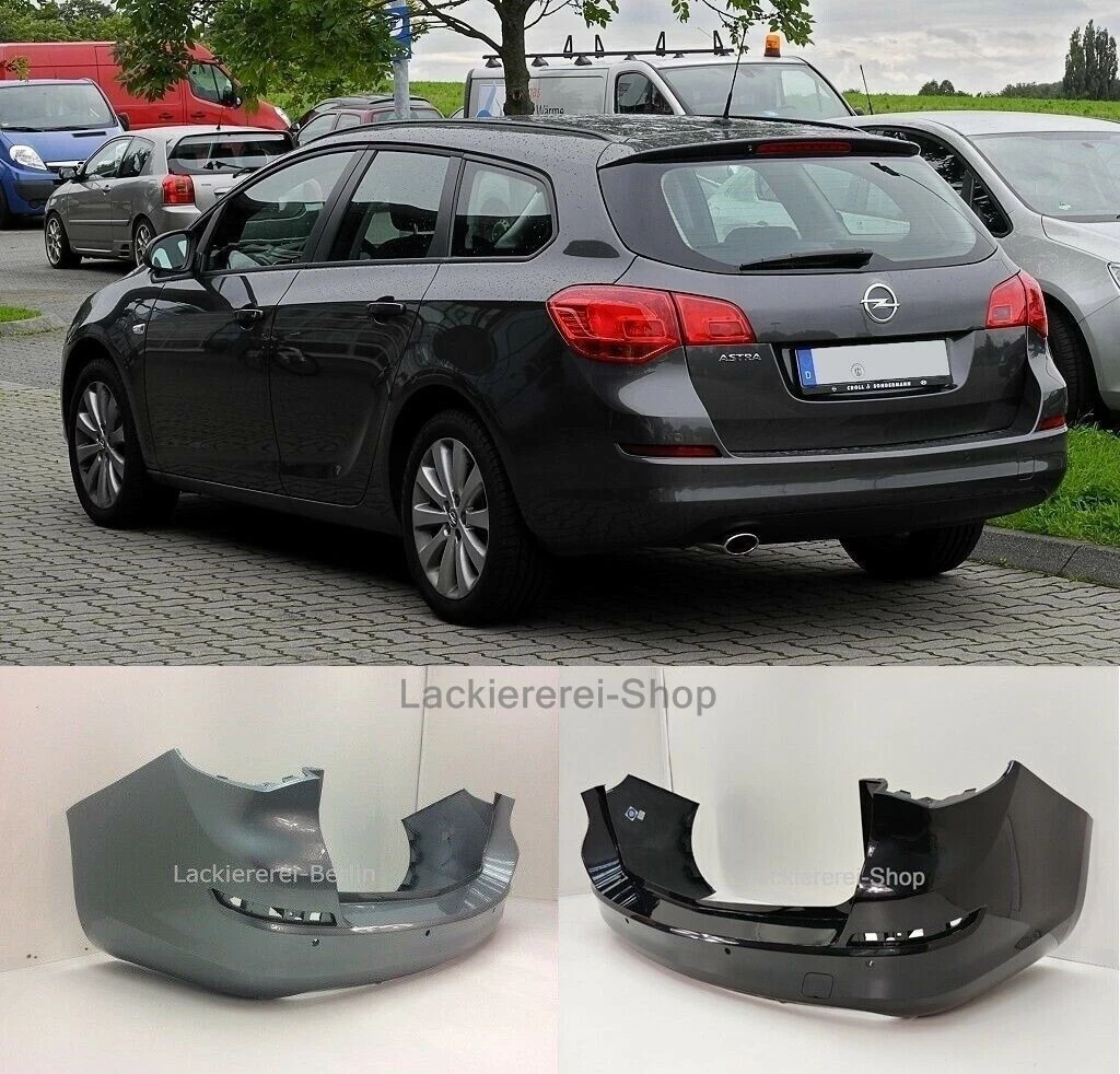 STOßSTANGE HINTEN LACKIERT IN WUNSCHFARBE NEU für Opel Astra J  