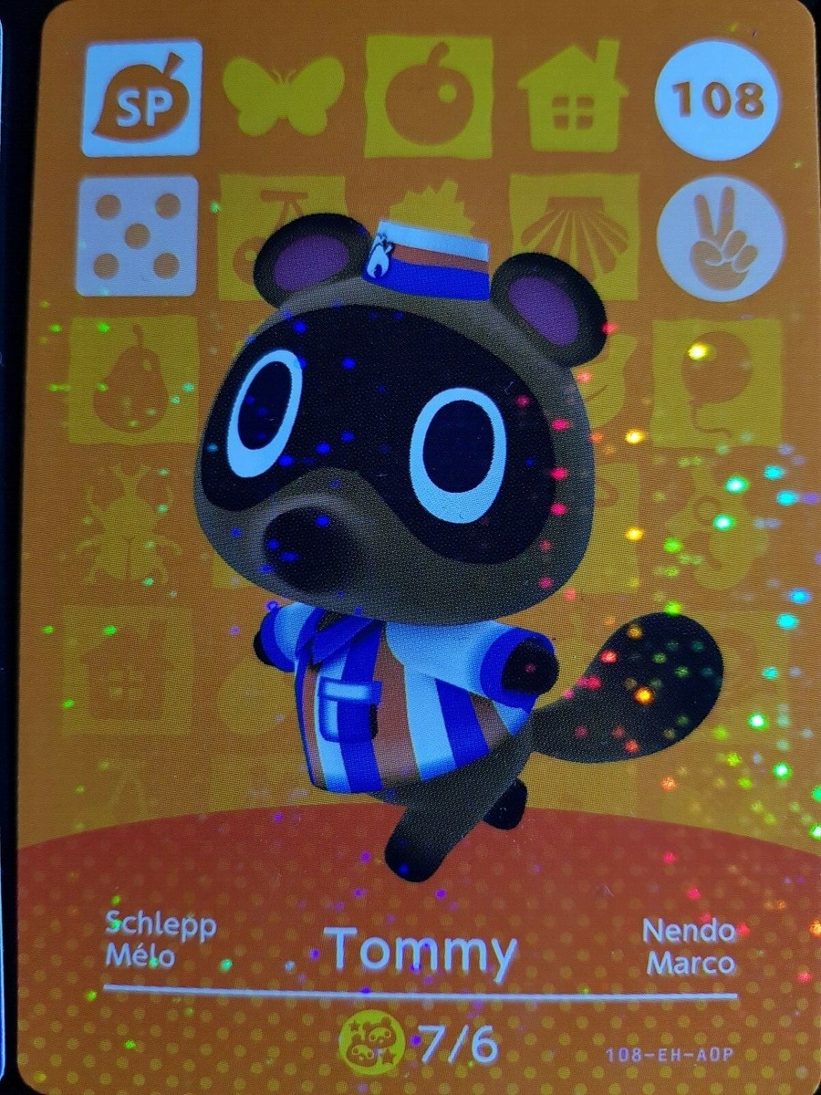Cartes Animal Crossing Amiibo – Série 2 (n°198 à 200) – Nintendo – Occasion