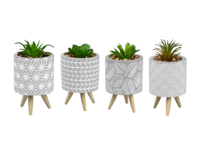 3x Artificial Plants Pot Faux Tree Indoor Outdoor Garden Plant Home Office Decor