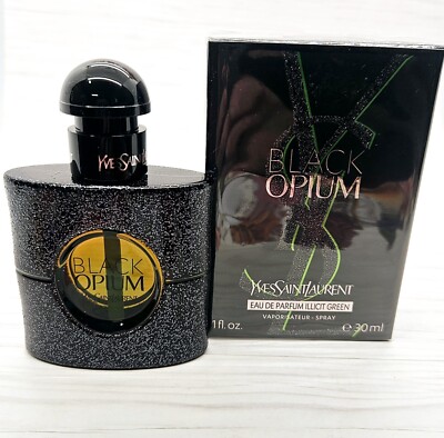 Yves Saint Laurent Black Opium Illicit Green Eau de Parfum 1.0 oz NIB