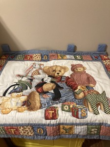teddy bear crib set