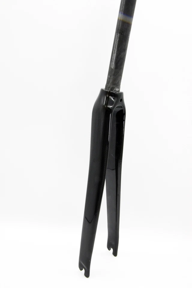 SwishTi Road E-Bike Cycling 700C Carbon Fork w/1-1/8" Carbon Steerer Polished - Image 4 of 4