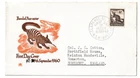 30/9/1960 Australia FDC - Banded Ant-Eater - Clarence St. Sydney Postmark