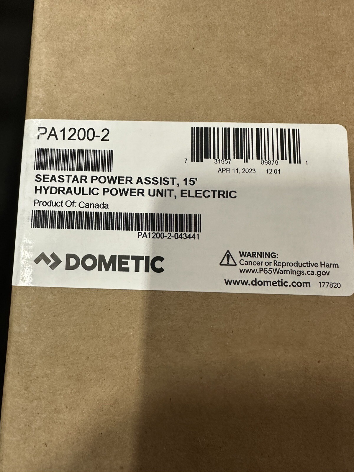 SeaStar PA12002 POWER ASSIST STEERING UNIT SEASTAR 12V 15ft Harness eBay