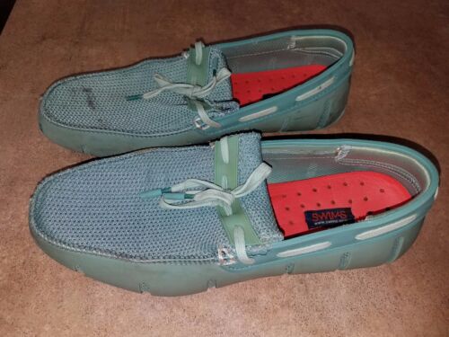 ZAPATO MOCASÍN DE BAÑO LIGERO TURQUESA TALLA 7 - Imagen 4 de 10