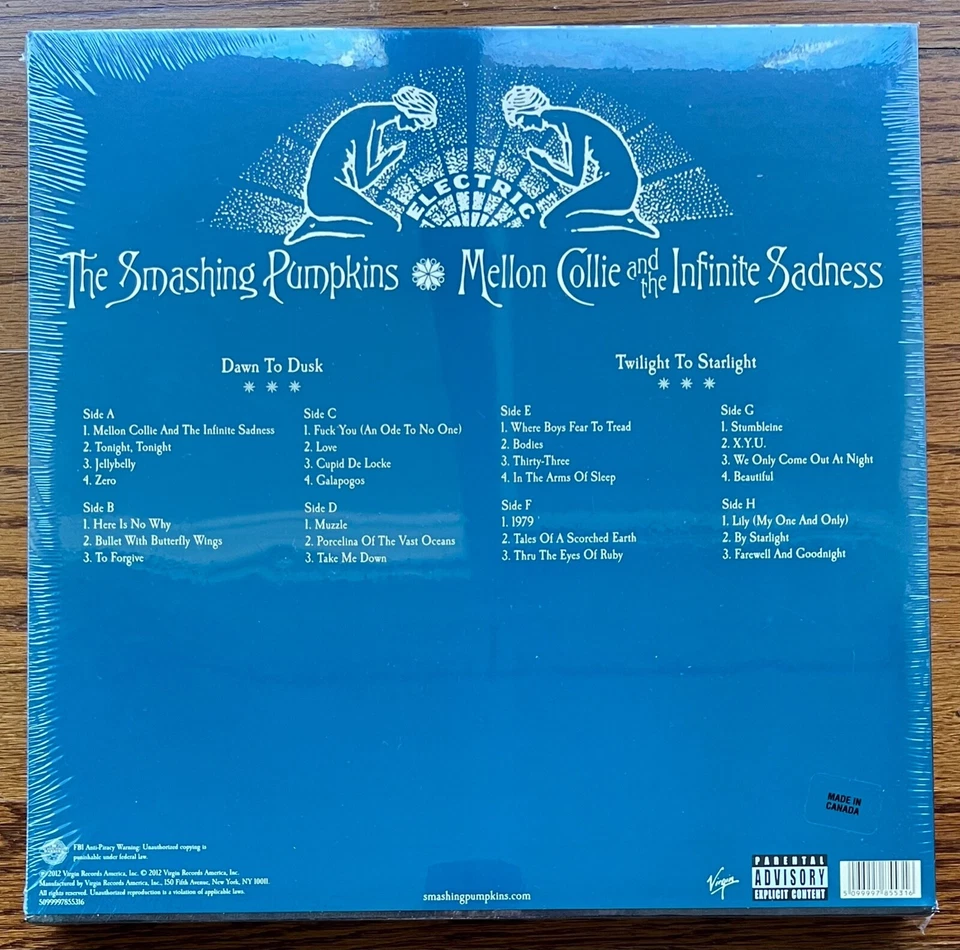Smashing Pumpkins Mellon Collie and the Infinite Sadness Vinyl 4xLP Box Set - Image 2 of 2