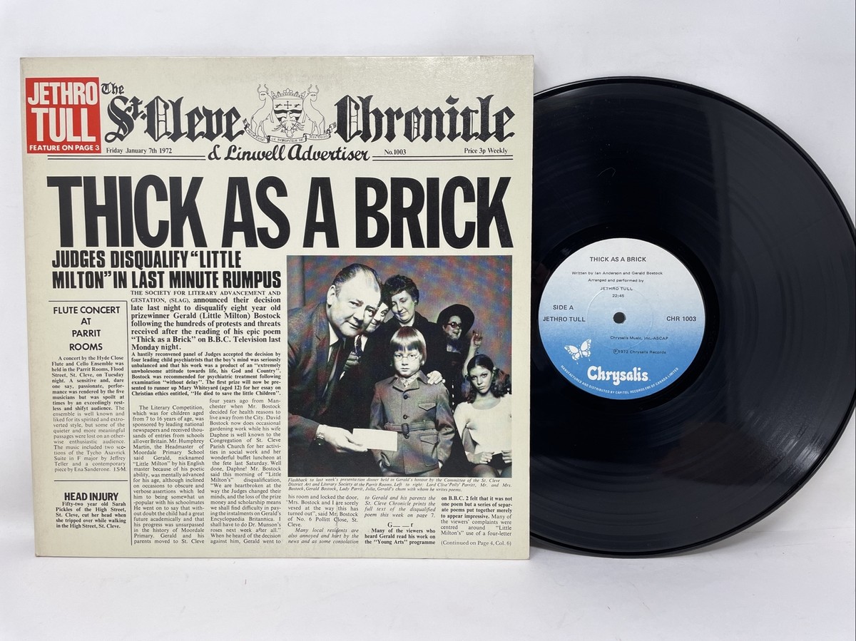 洋楽 JethroTull Thick As Brick SpecialCD&DVD Jethro Tull - Thick As a Brick - 25th Anniversary Special