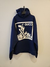 Felpa con cappuccio Gucci pronta all'uso snowboarder taglia L