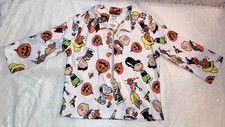 Peanuts BRAND Snoopy Halloween Kids Pajama TOP 2T / button up never worn