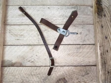 Original USSR Knife Bayonet Leather Strap Belt Holder+Canvas Strap Wrist Belt