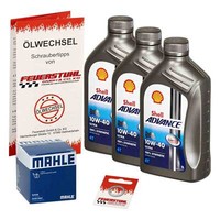 Honda CBR 650 R (RH01) 19-23, Shell 10W40 ÖL + Mahle ÖLfilter, MotoröL Set