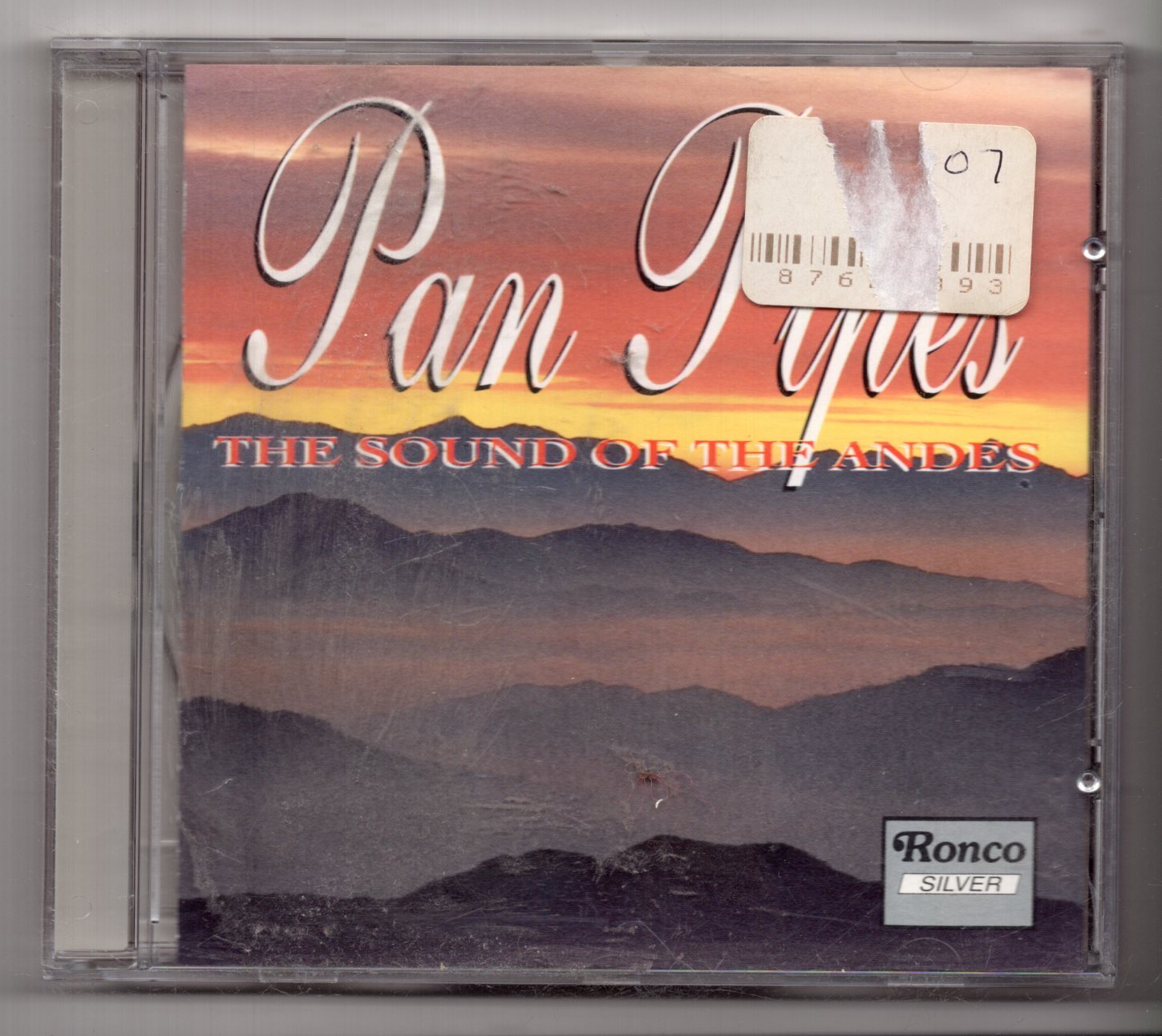 (KS728) Pan Pipes, The Sound Of The Andes - 1993 CD