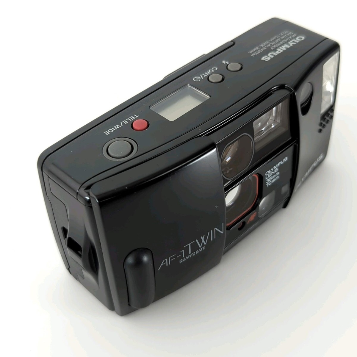 Olympus AF-1 TWIN Quartz Date Point & Shoot 35mm From JAPAN