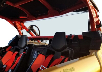 Can Am Maverick X3 Rear Shield With Sliding Vent